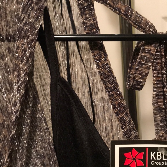 River Island Shiny Animal Print Dress - Picture 4 of 5